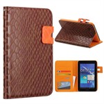 Turtle Design Case - Samsung Galaxy Tab 7.0 / 2 7.0 (Brun)